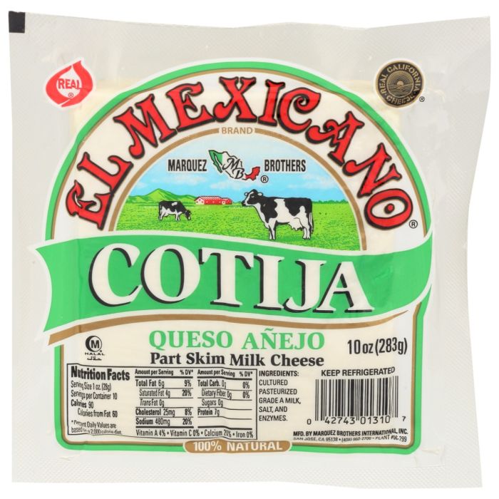 EL MEXICANO: Cotija Queso, 10 oz
