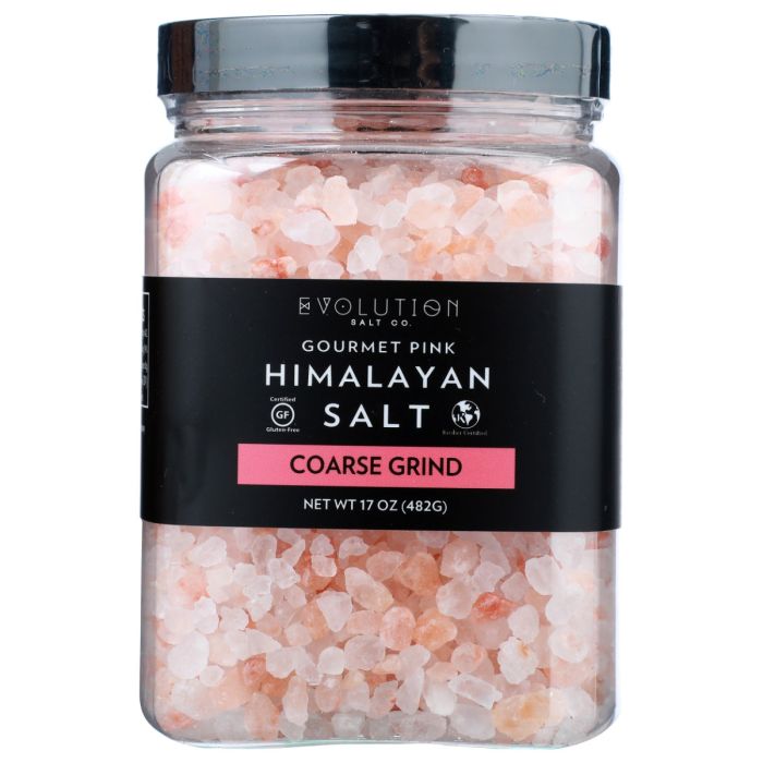 EVOLUTION SALT CO: Himalayan Pink Salt Refill Coarse Grind, 17 oz