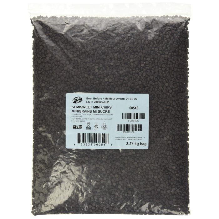 ENJOY LIFE: Semi Sweet Mini Chocolate Chips, 5 lb