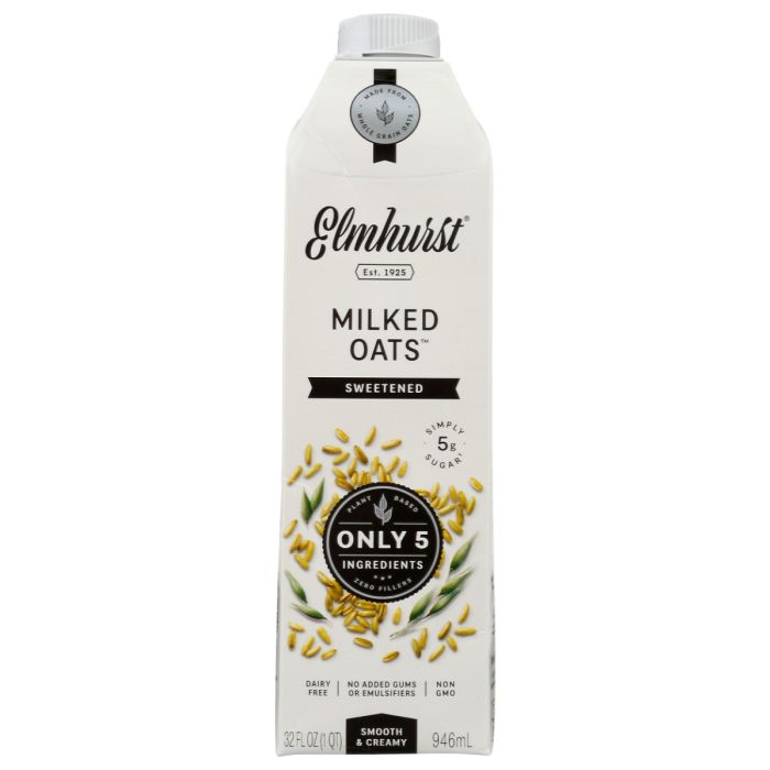 ELMHURST: Sweetened Milked Oats, 32 oz