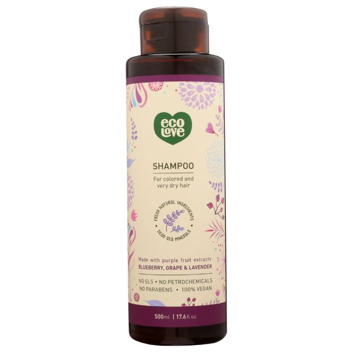 ECOLOVE: Purple Fruit Shampoo, 17.6 oz