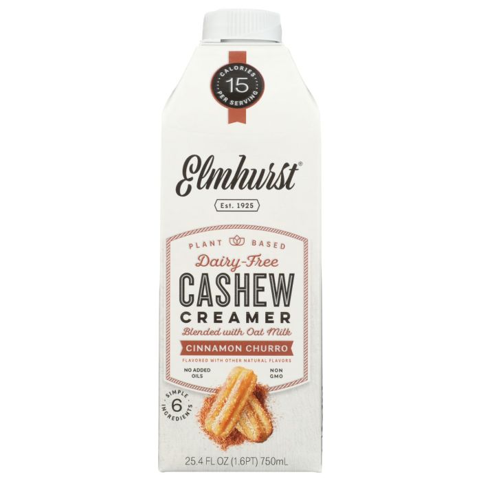 ELMHURST: Cinnamon Churro Cashew Creamer, 25.4 fo
