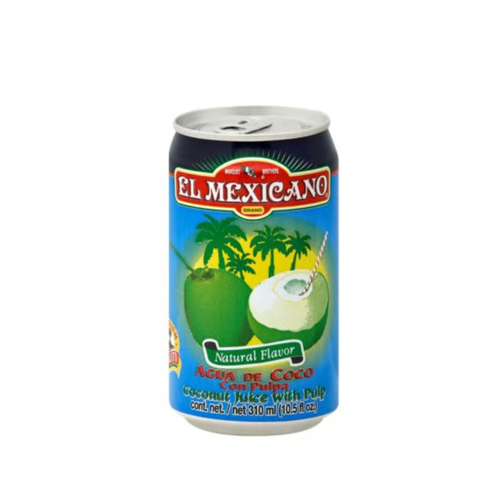 EL MEXICANO: Coconut Juice with Pulp, 10.5 oz