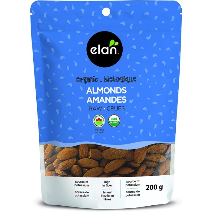 ELAN: Organic Raw Almonds, 7.1 oz