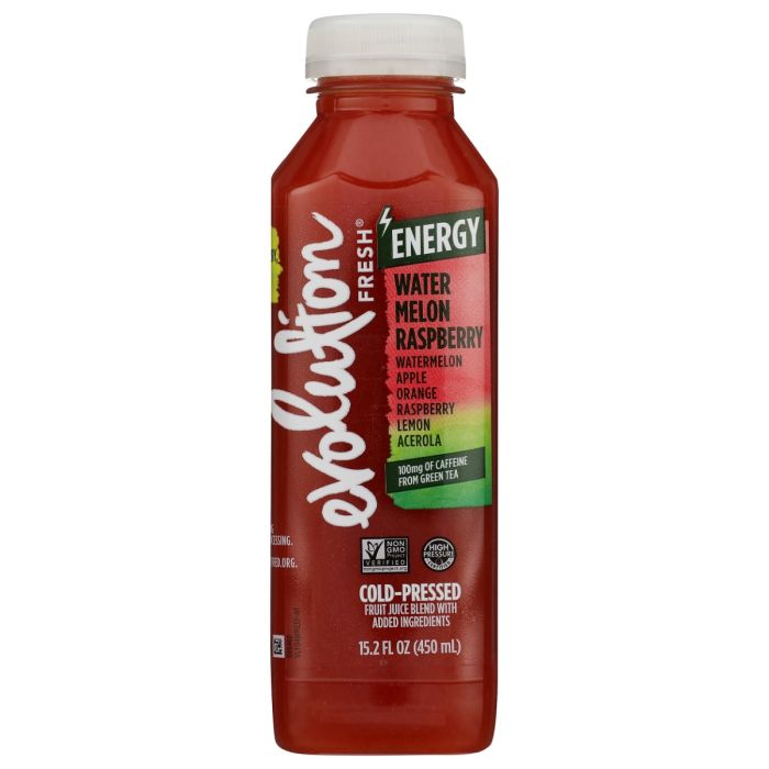 EVOLUTION FRESH: Organic Watermelon Raspberry Energy Juice, 15.2 fo