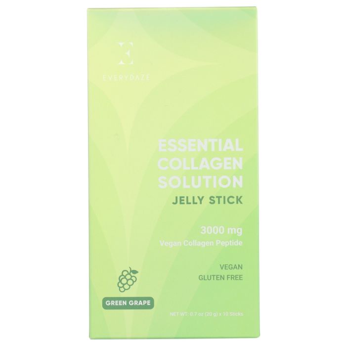 EVERYDAZE: Essential Collagen Solution Jelly Stick Green Grape, 7 oz