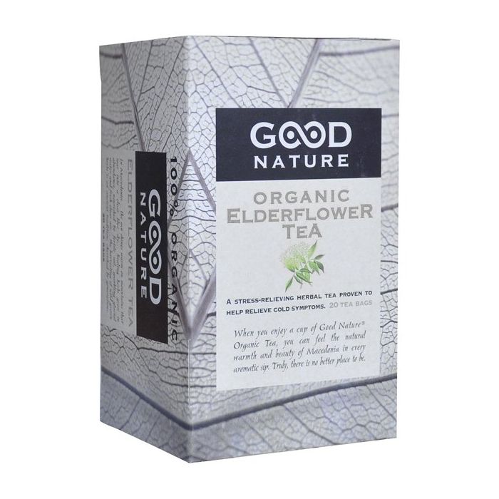 GOOD NATURE: Organic Elderflower Tea, 30 gm
