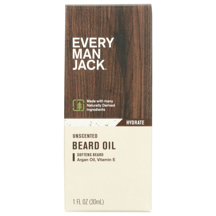 EVERY MAN JACK: Unscented Beard Oil, 1 fo