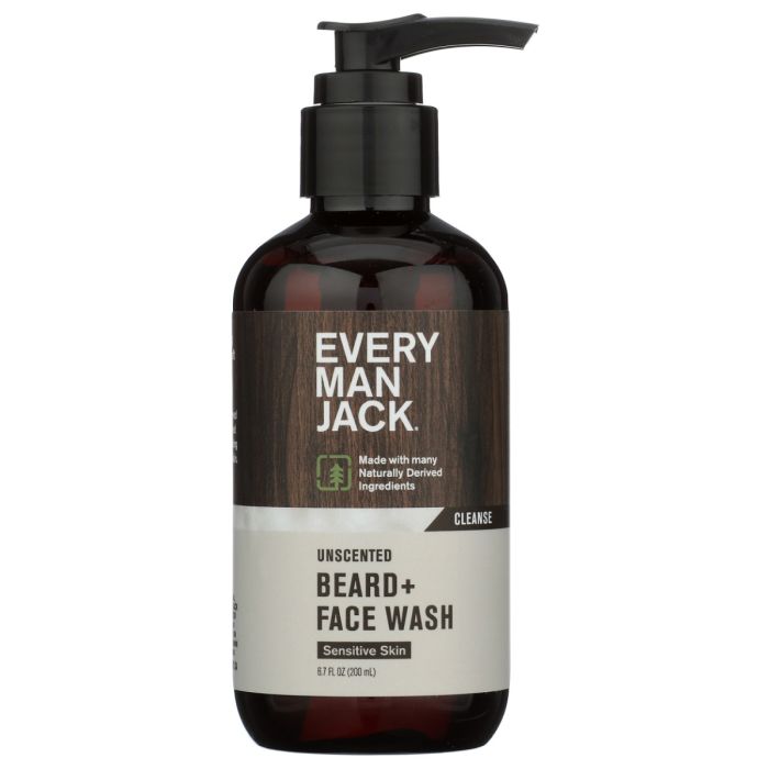 EVERY MAN JACK: Unscented Beard Wash, 6.7 oz