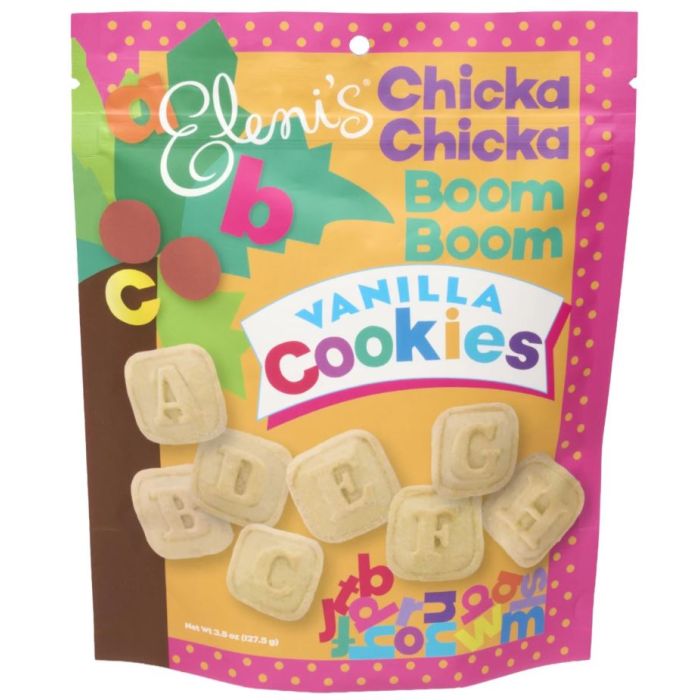 ELENIS COOKIES: Chicka Chicka Boom Boom Alphabet Vanilla Cookies, 3.5 oz