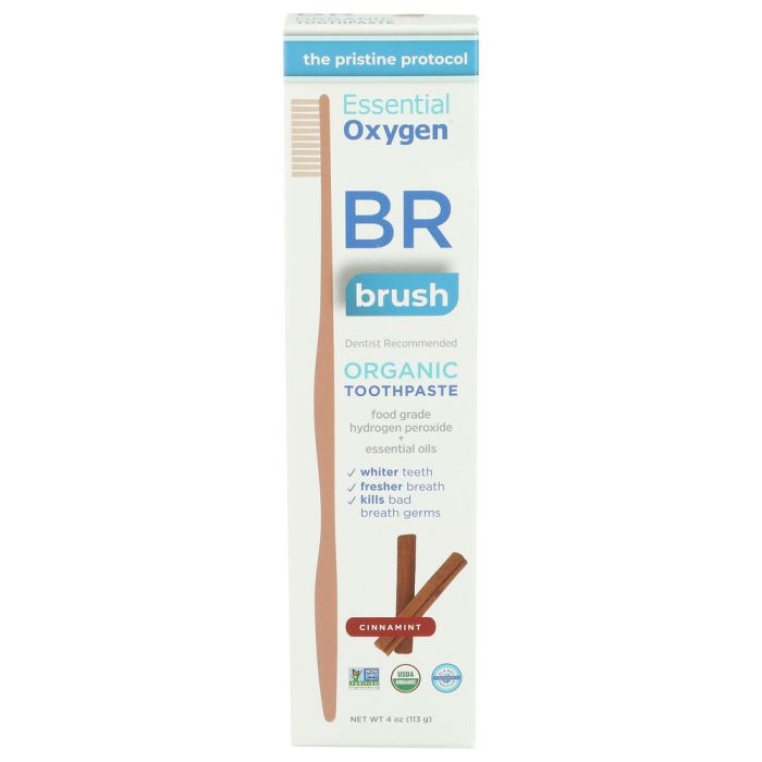 ESSENTIALOXYGEN: Organic Cinnamint Toothpaste, 4 oz