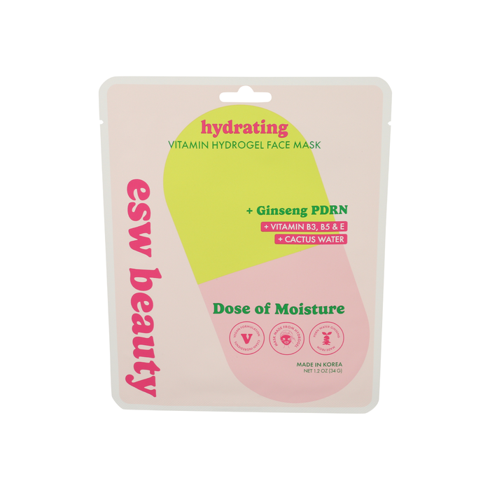 ESW BEAUTY: Dose of Moisture Hydrating Hydrogel PDRN Face Mask, 1.2 fo