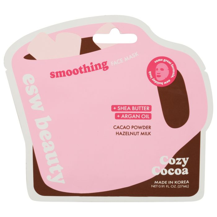 ESW BEAUTY: Cacao Powder Smoothing Plant Based Milk Mask, 0.91 fo