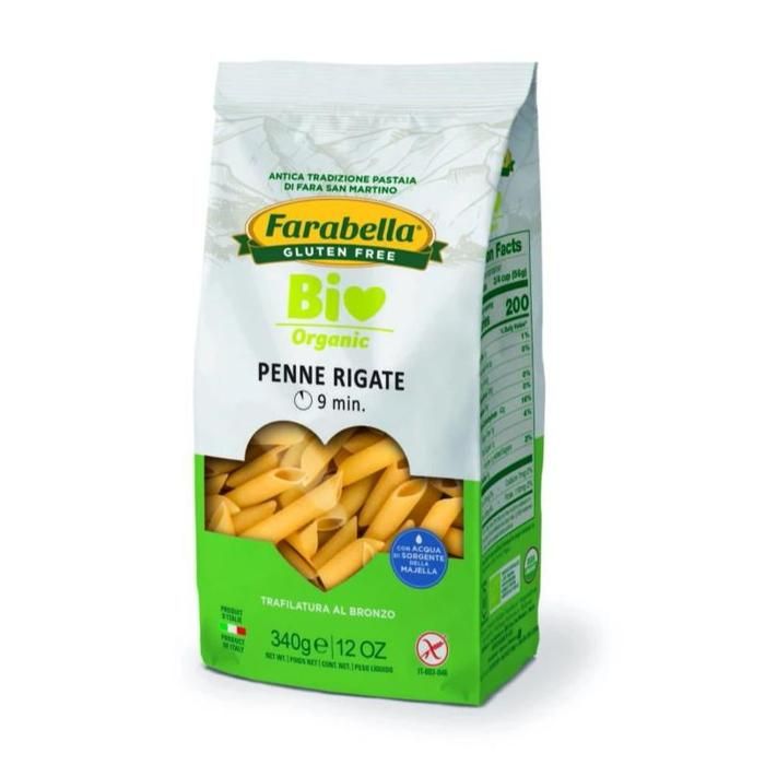 FARABELLA: Pasta Penne Rigate Organic, 12 oz