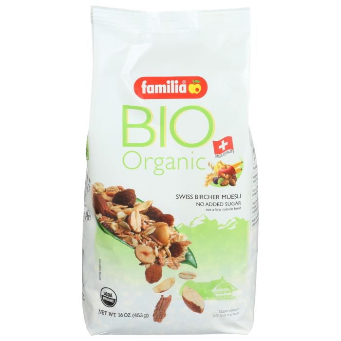 FAMILIA: Bio Organic Swiss Bircher Muesli, 16 oz