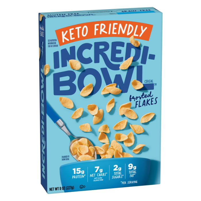 INCREDI-BOWL: Frosted Flakes Cereal, 8 oz