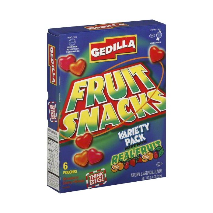 GEDILLA: Fruit Snacks Variety Pack, 5.4 oz