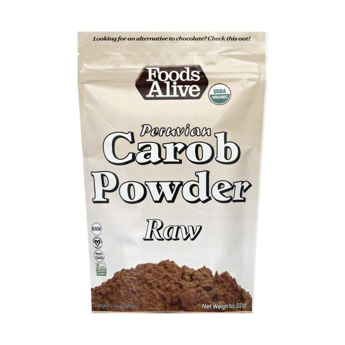 FOODS ALIVE: Peruvian Carob Powder Raw, 8 oz