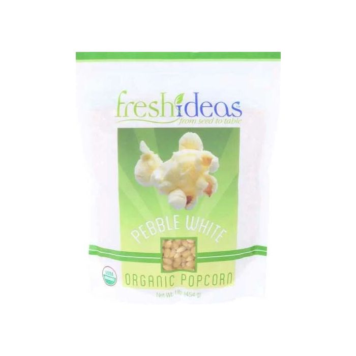 FRESH IDEAS: Pebble White Popcorn, 1 lb