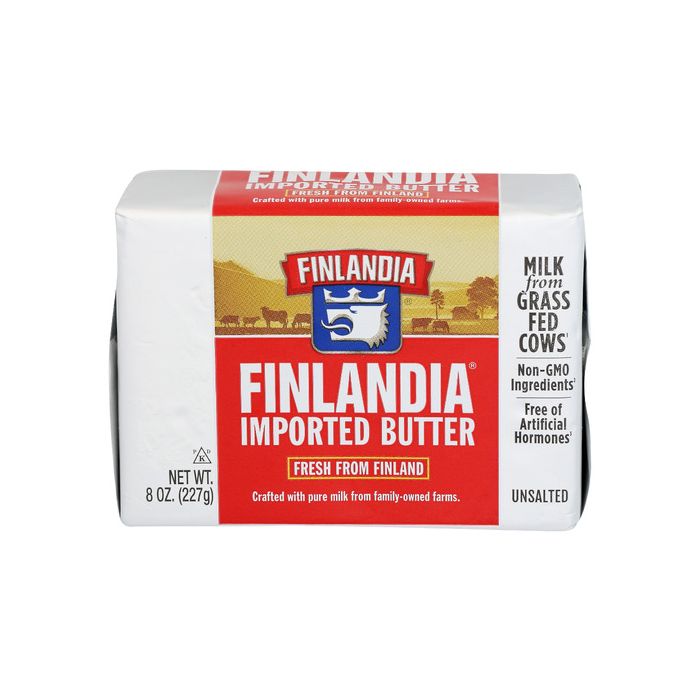 FINLANDIA: Imported Unsalted Butter Bar, 8 oz
