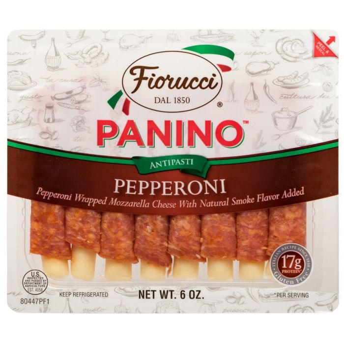 FIORUCCI: Pepperoni Panino Fingers, 6 oz