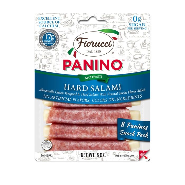 FIORUCCI: Panino Hard Salami, 6 oz