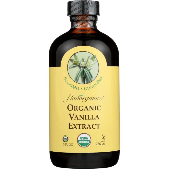 FLAVORGANICS: Organic Vanilla Extract, 8 oz