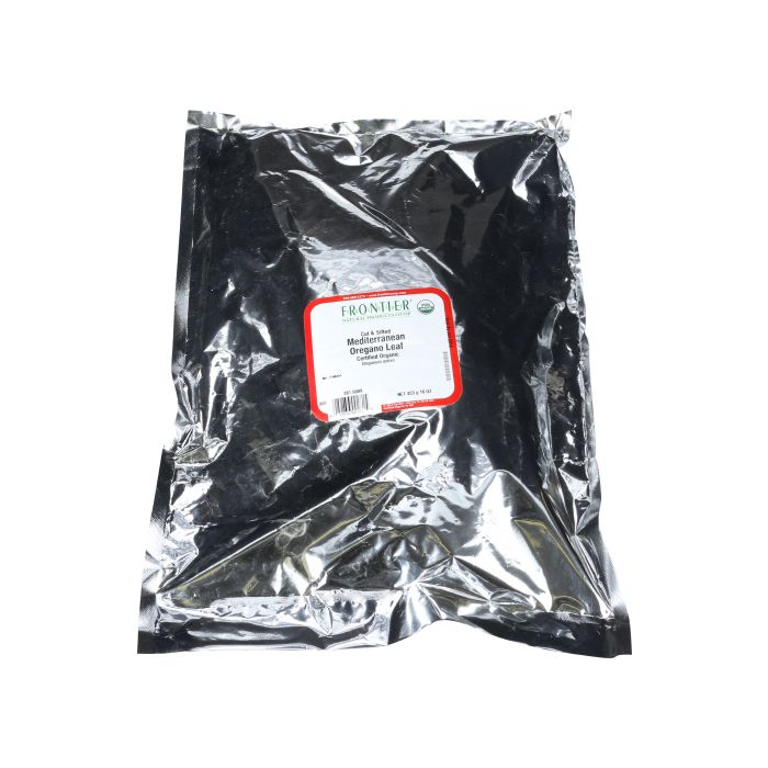 FRONTIER HERB: Mediterranean Oregano Leaf Cut and Sifted Organic, 16 oz