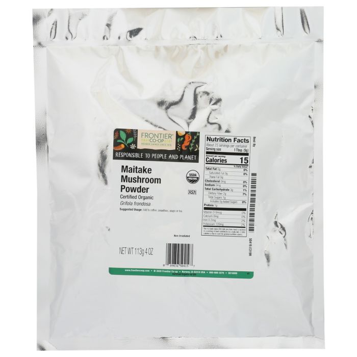 FRONTIER COOP: Organic Maitake Mushroom Powder, 4 oz