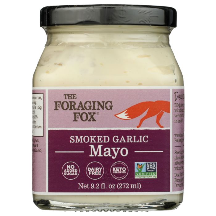 THE FORAGING FOX: Smoked Garlic Mayo, 9.2 fo