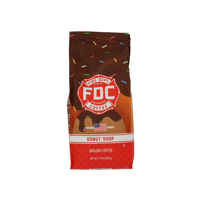 FIRE DEPARTMENT COFFEE: Donut Shop Ground Coffee, 12 oz