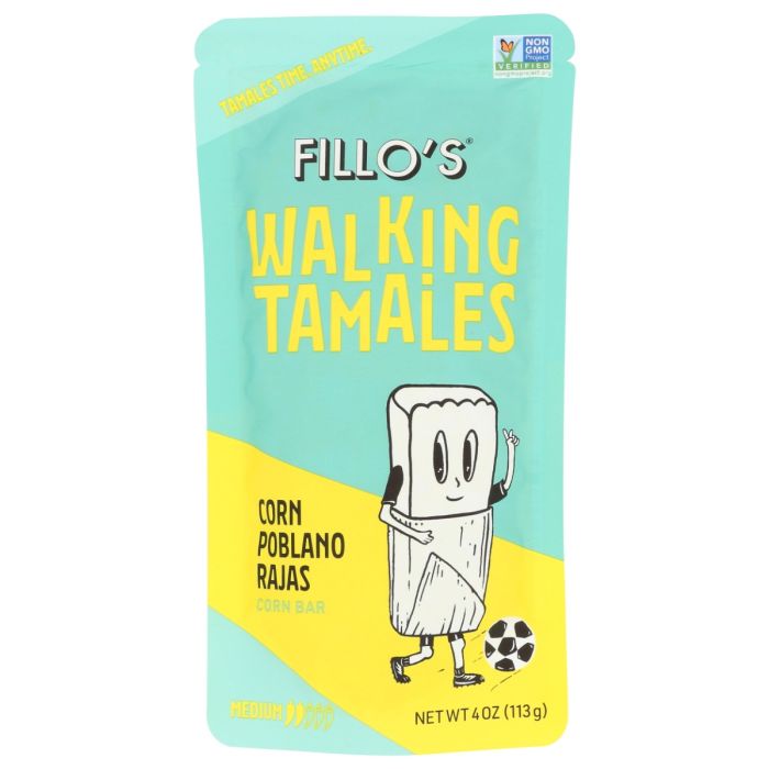 FILLOS: Walking Tamales Corn Poblano Rajas, 4 oz
