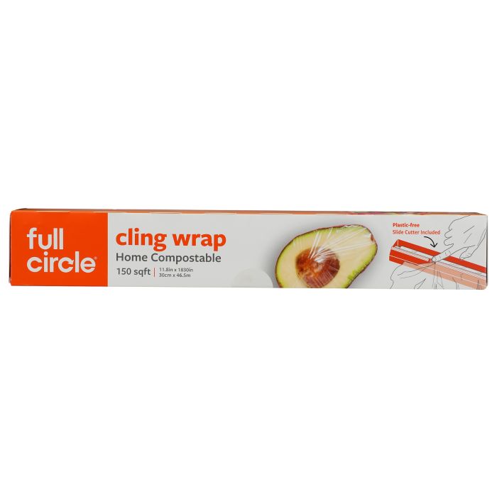FULL CIRCLE HOME: Compostable Cling Wrap, 150 ft
