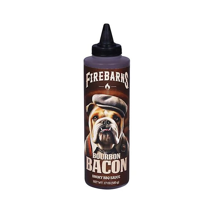 FIREBARNS: Bourbon Bacon BBQ Sauce, 17 oz