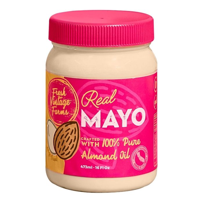 FRESH VINTAGE FARMS: Real Almond Oil Mayo, 16 oz