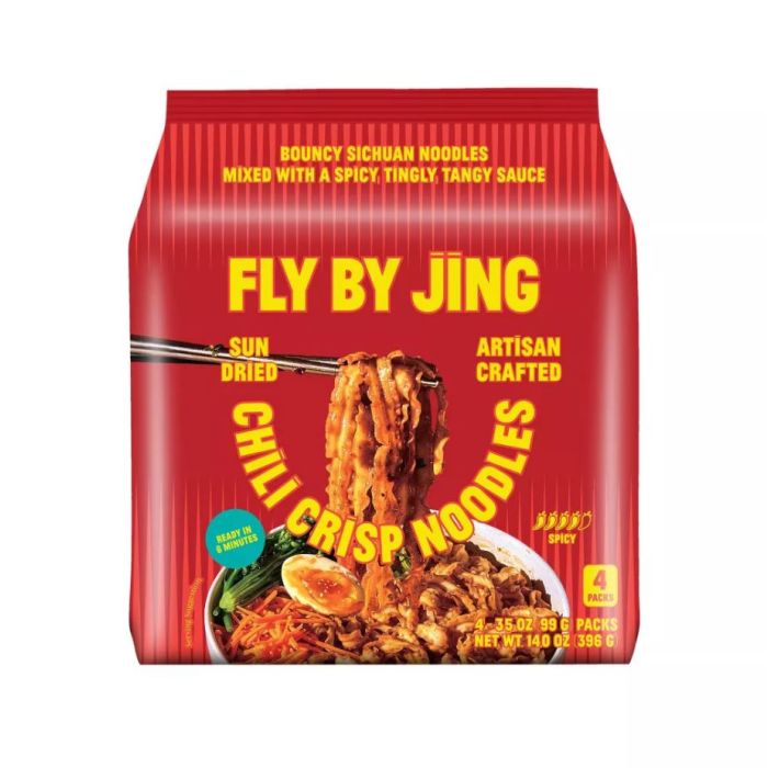 FLY BY JING: Chili Crisp Noodles, 14 oz