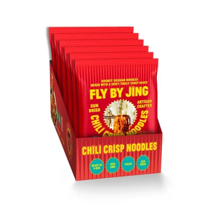 FLY BY JING: Chili Crisp Noodles 6pk 3.5 oz