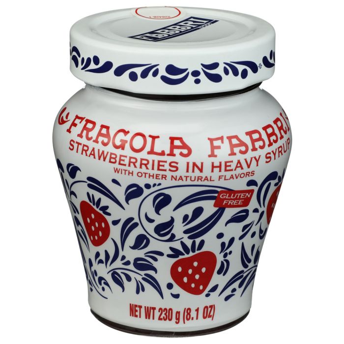 FABBRI: Strawberries in Syrup, 8.1 oz