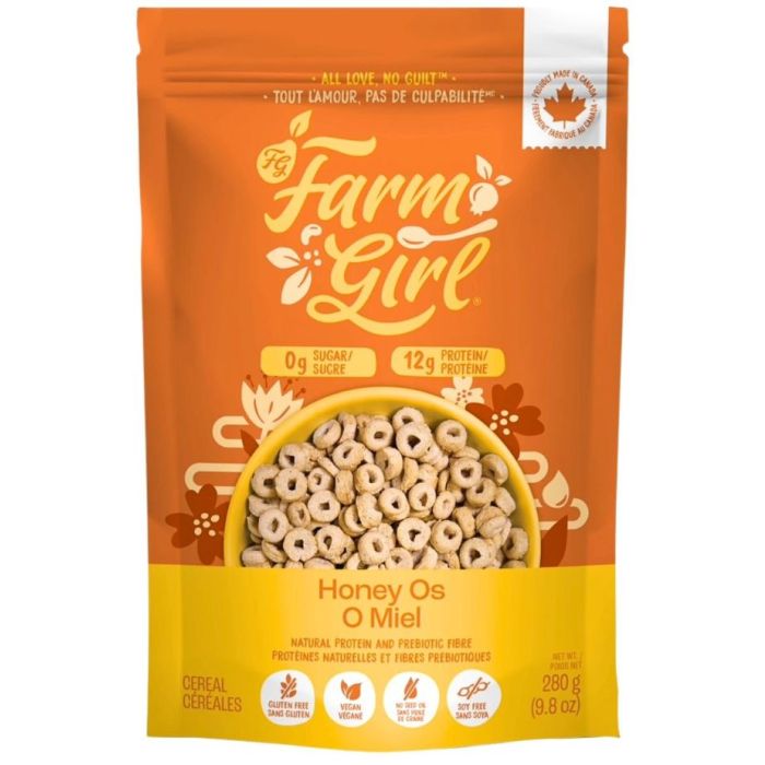 FARM GIRL: Honey Os Cereal, 9.9 oz