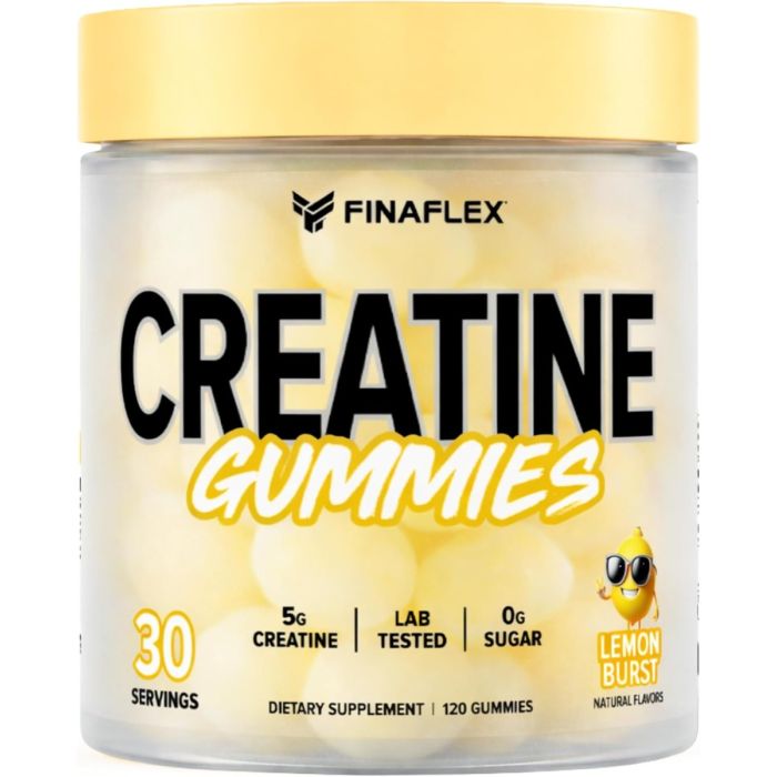 FINAFLEX: Lemon Burst Creatine Gummies, 120 pc