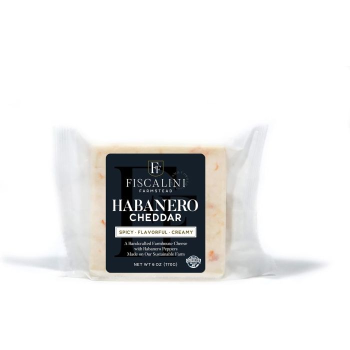 FISCALINI: Habanero Cheddar, 6 oz
