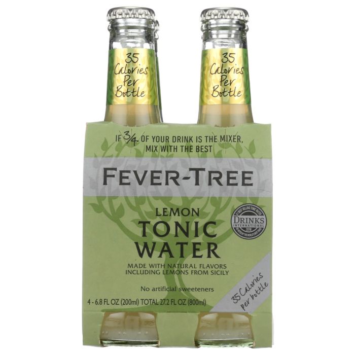 FEVER TREE: Lemon Tonic 4Pk, 27.2 fo