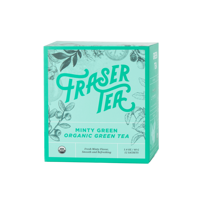 FRASER TEA:  Minty Green Organic Green Tea, 1.4 oz