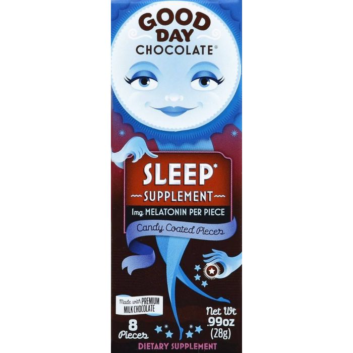 GOOD DAY CHOCOLATE: Sleep Supplement Chocolate, 0.99 oz
