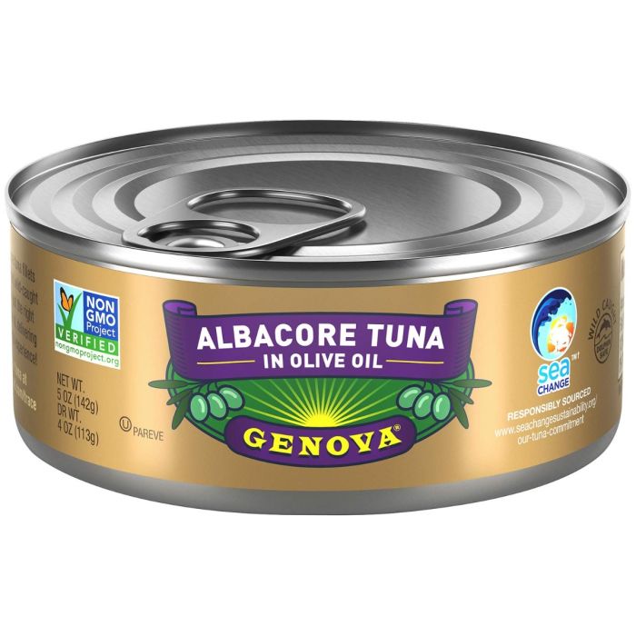 GENOVA: Albacore Tuna Olive Oil, 5 oz