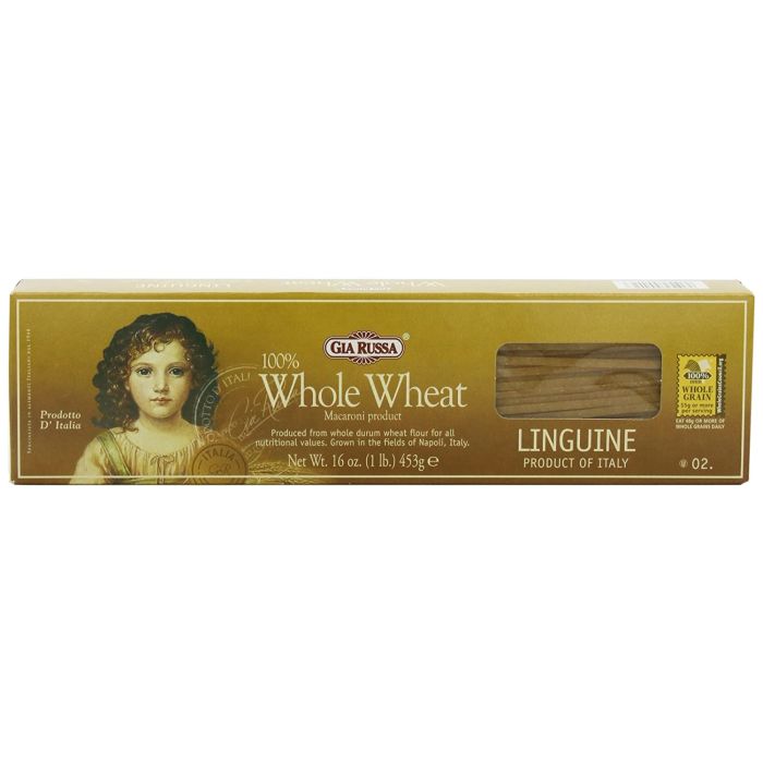 GIA RUSSA: Whole Wheat Linguine Pasta, 16 oz