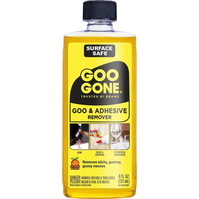 GOO GONE: Original Goo And Adhesive Remover, 8 oz