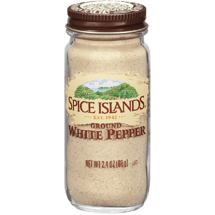 SPICE ISLAND: Ground White Pepper, 2.4 oz