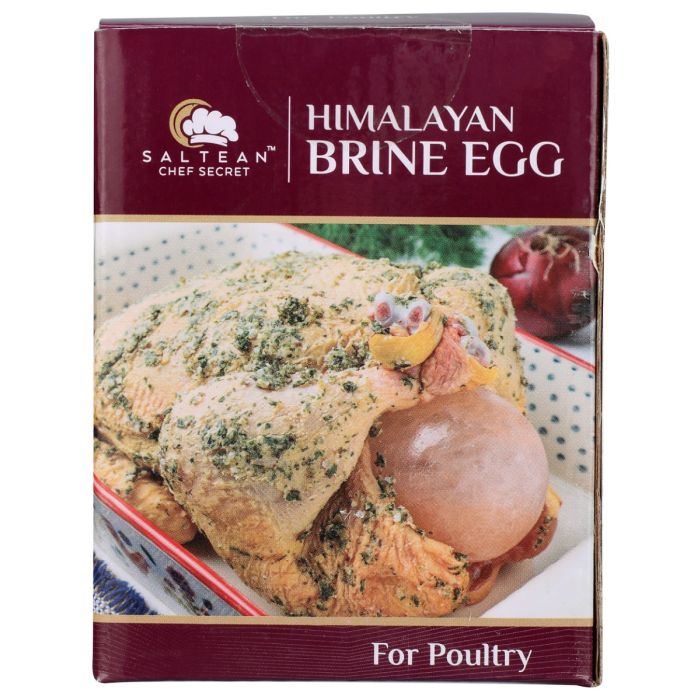 SALTEAN CHEF SECRET: Himalayan Rock Salt Brine Egg For Poultry, 1 lb