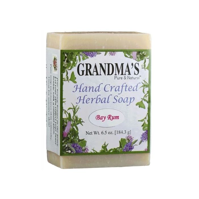 GRANDMAS PURE & NTL: Bay Rum Herbal Soap, 6 oz